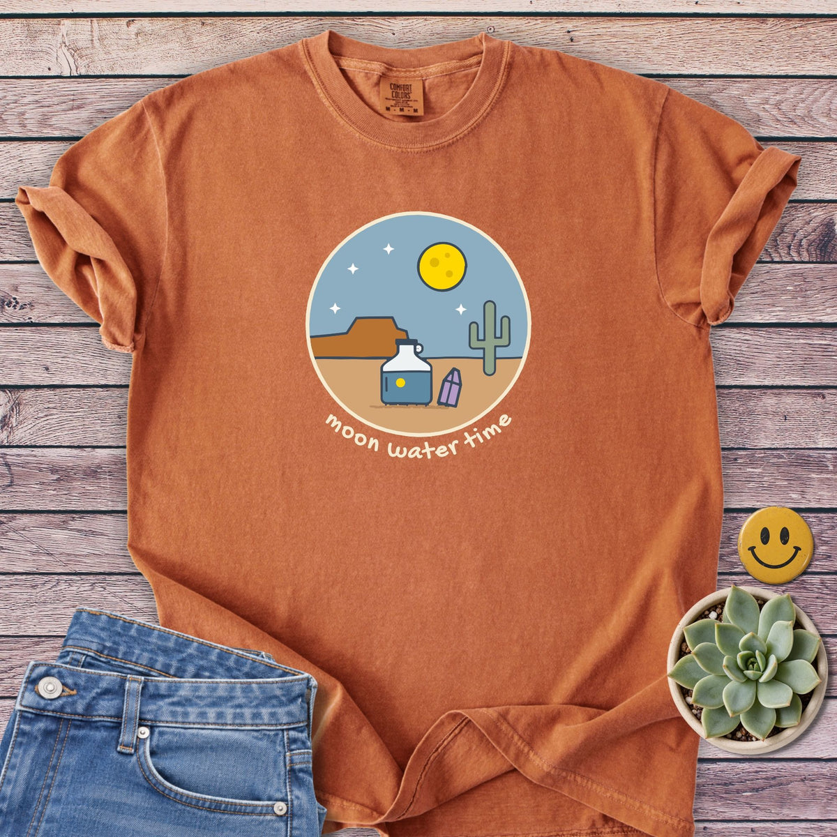 Moon Water Time T-Shirt in Yam