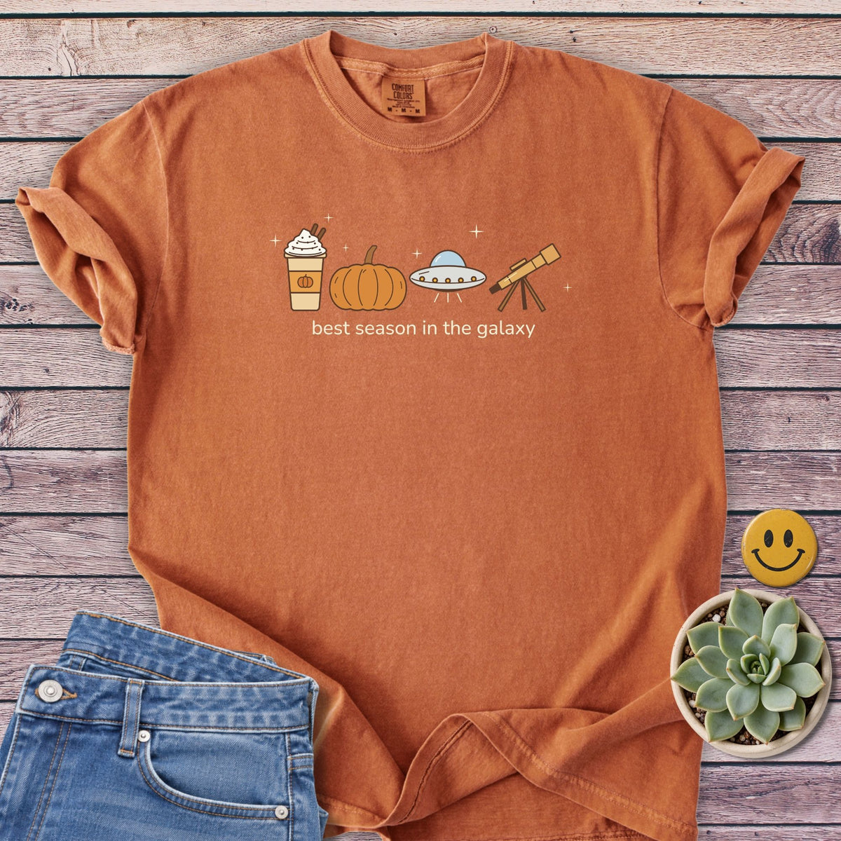Cosmic Autumn T-Shirt in Yam