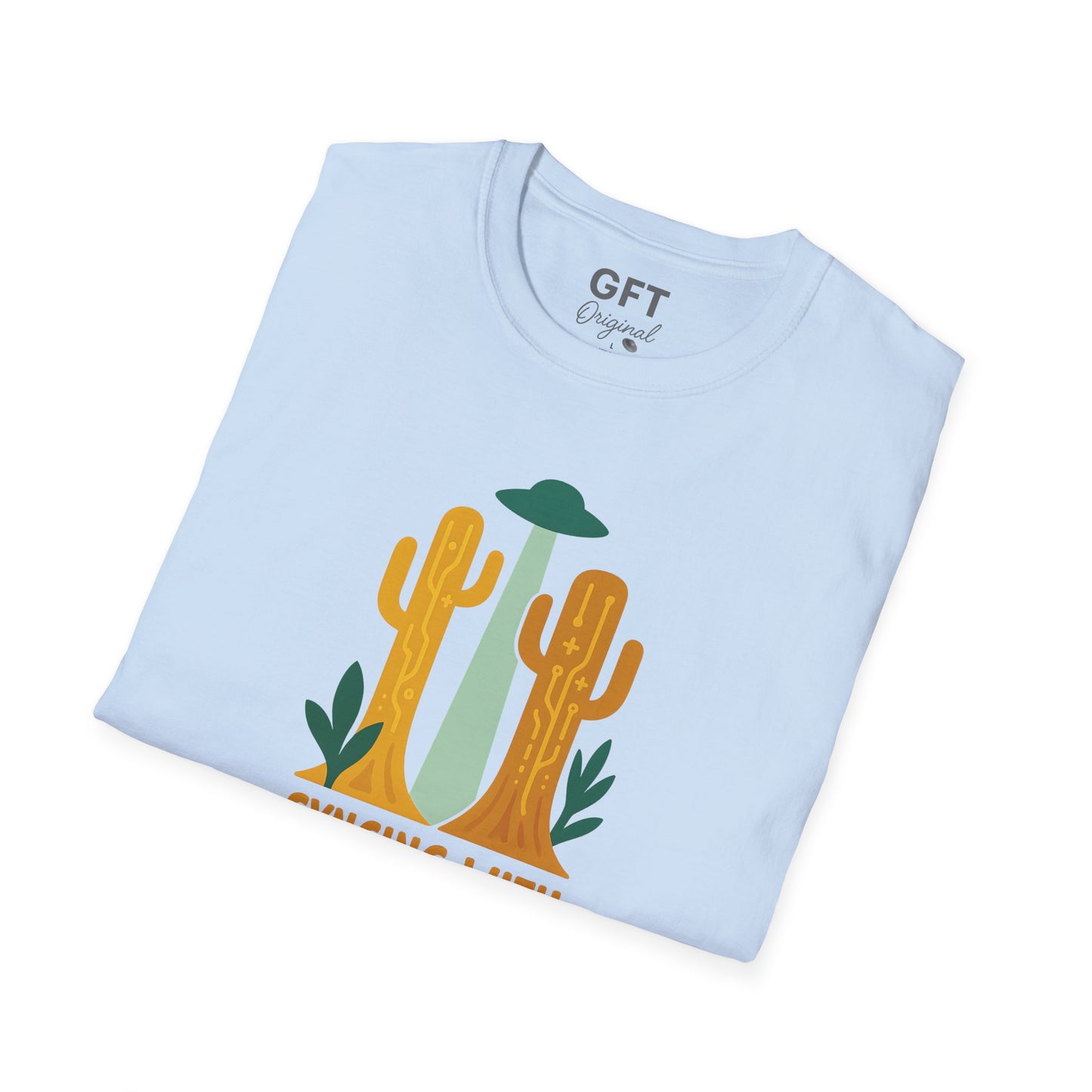 Syncing With Ancient Wisdom (Saguaro) - T-Shirt