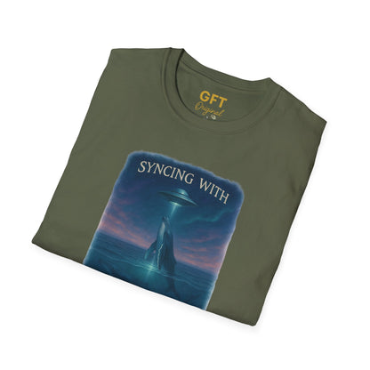 Syncing With Ancient Wisdom - Whales - T-Shirt