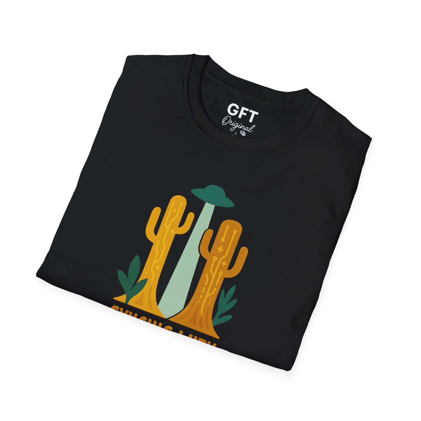 Syncing With Ancient Wisdom (Saguaro) - T-Shirt