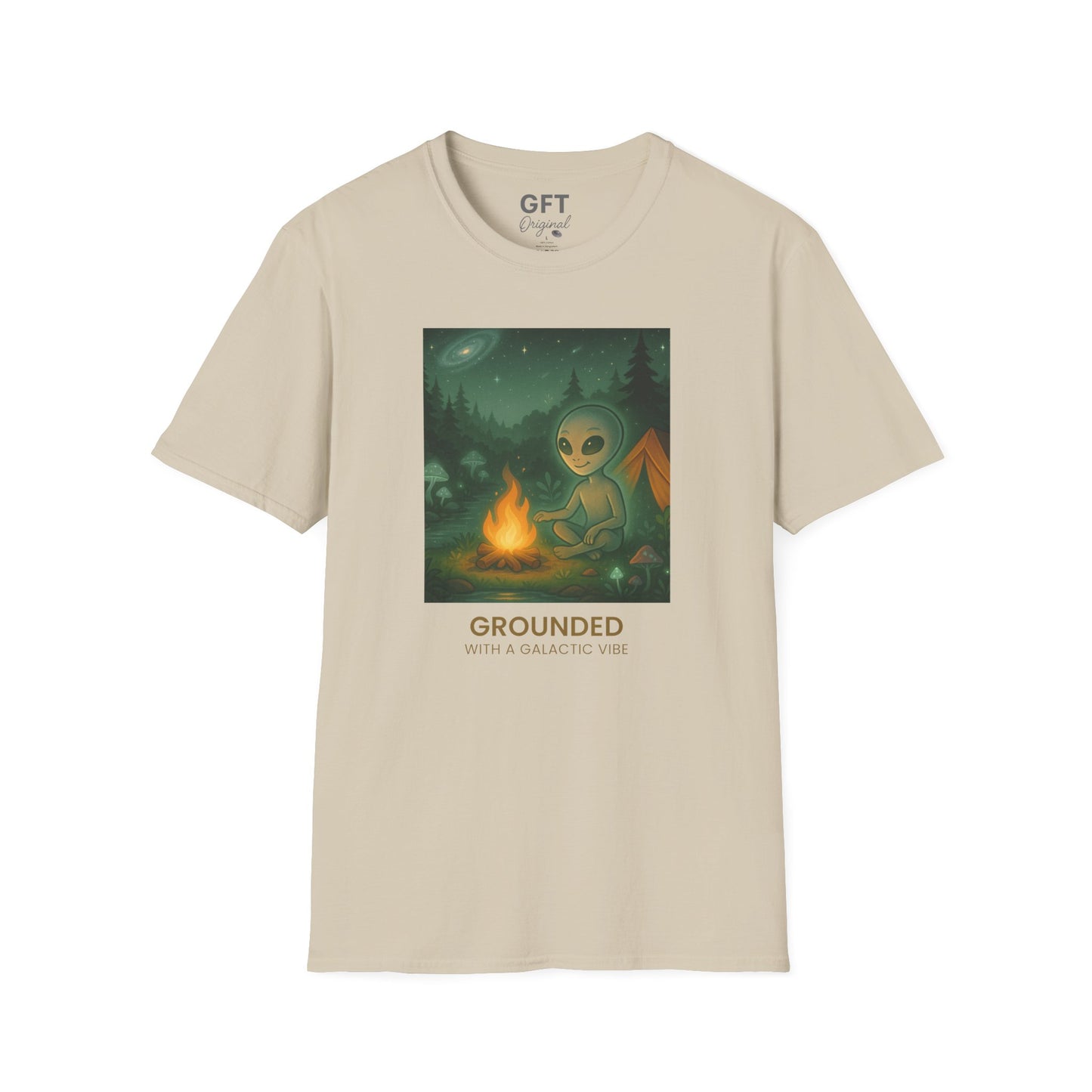 Grounded With A Galactic Vibe (Campfire) - T-Shirt