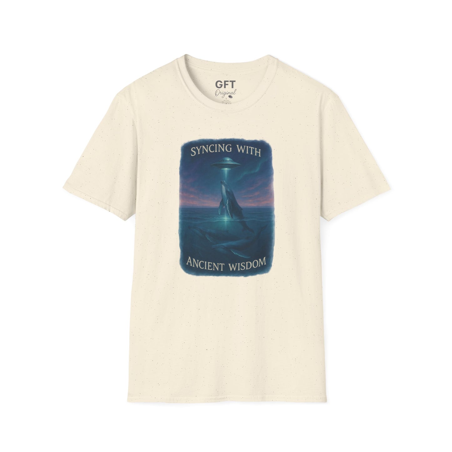 Syncing With Ancient Wisdom - Whales - T-Shirt