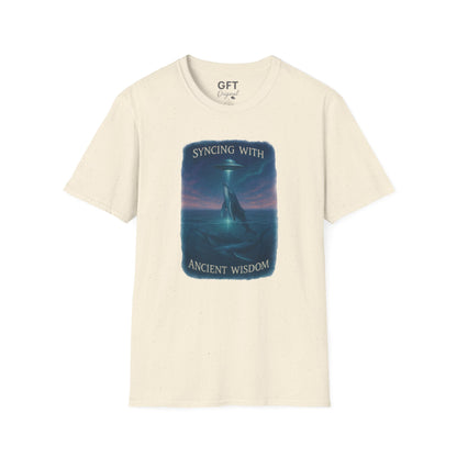 Syncing With Ancient Wisdom - Whales - T-Shirt