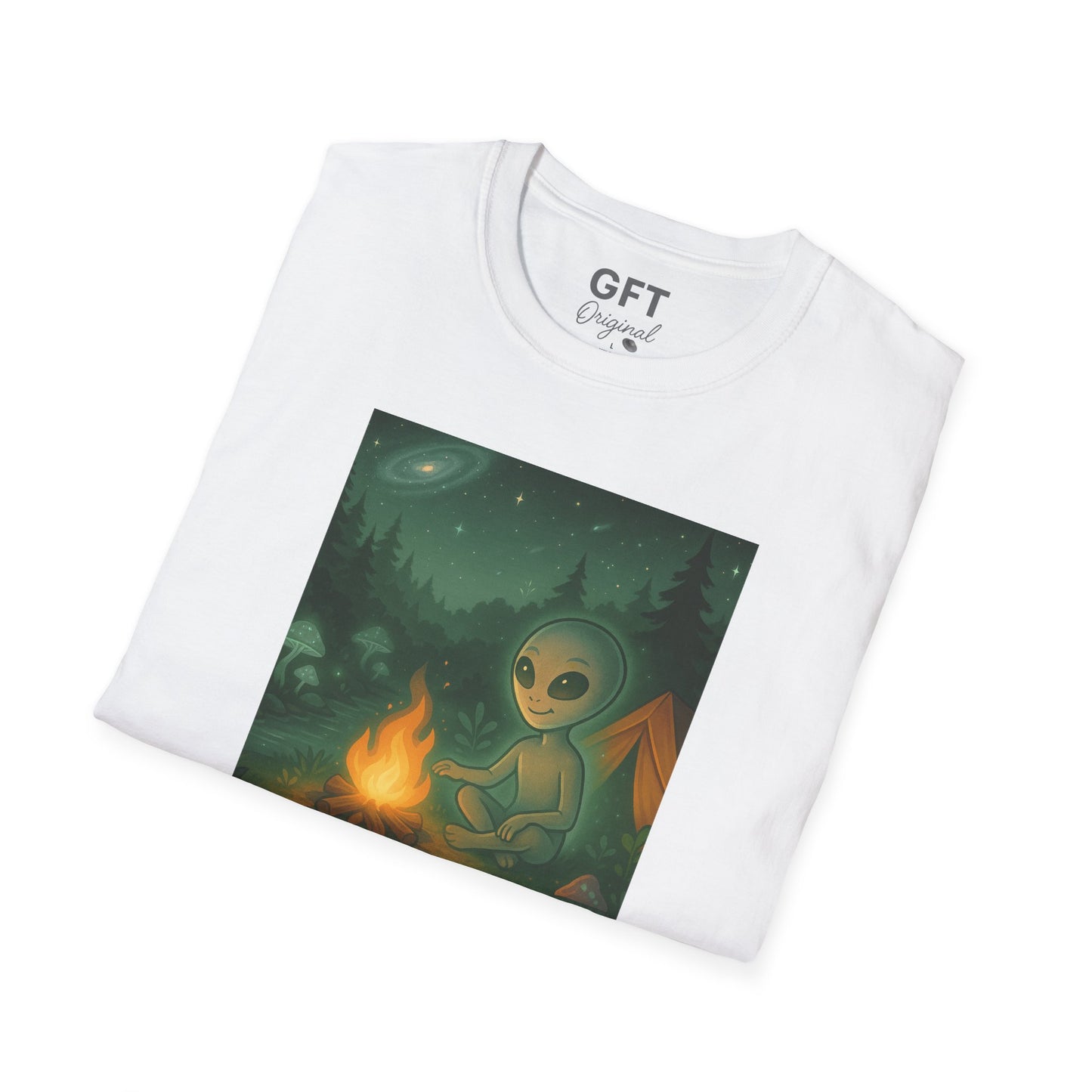 Grounded With A Galactic Vibe (Campfire) - T-Shirt