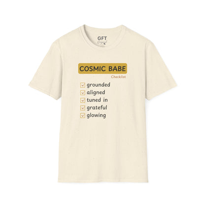 Cosmic Babe Checklist - T-Shirt