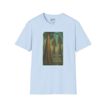 Syncing With Ancient Wisdom - Trees - T-Shirt