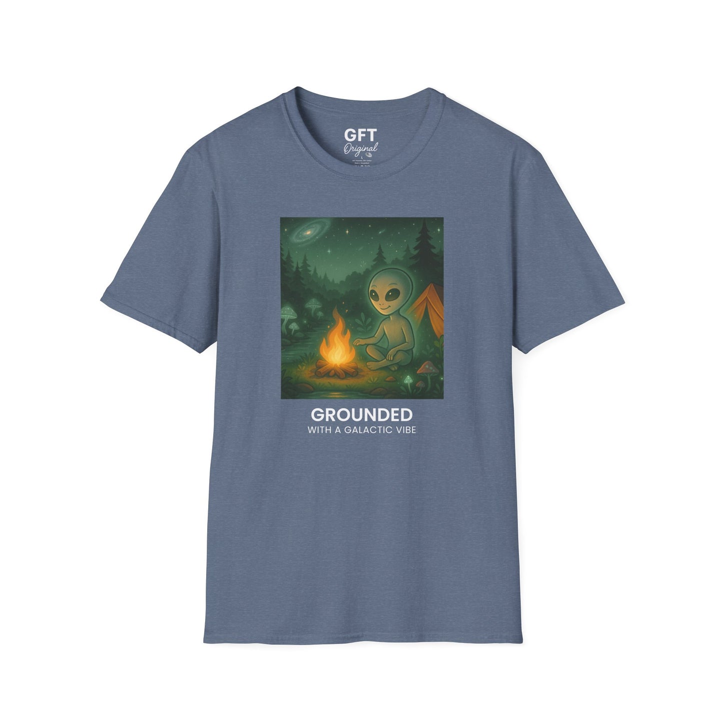 Grounded With A Galactic Vibe (Campfire) - T-Shirt