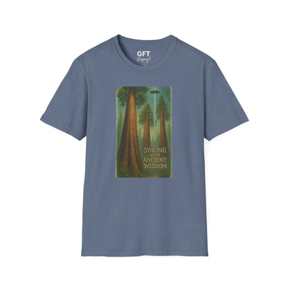 Syncing With Ancient Wisdom - Trees - T-Shirt