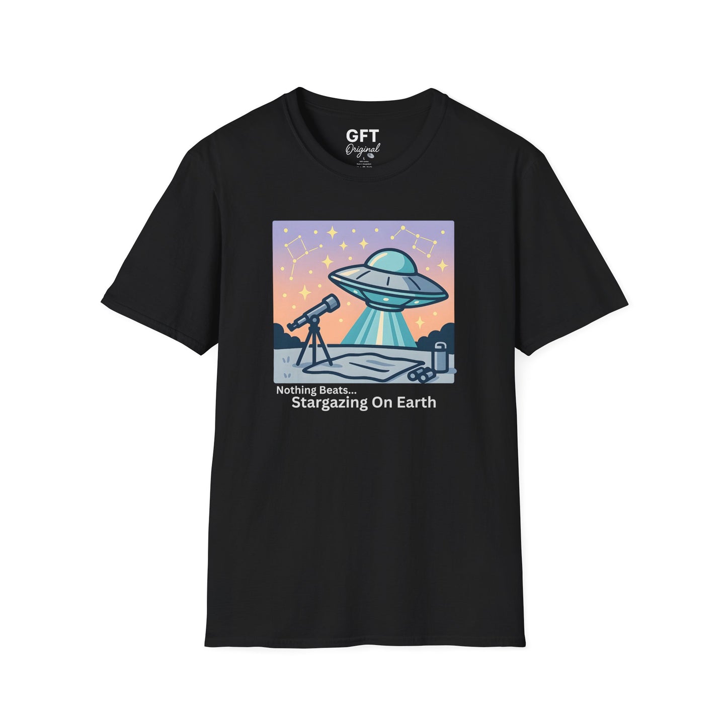 Nothing Beats Stargazing...On Earth - T-Shirt