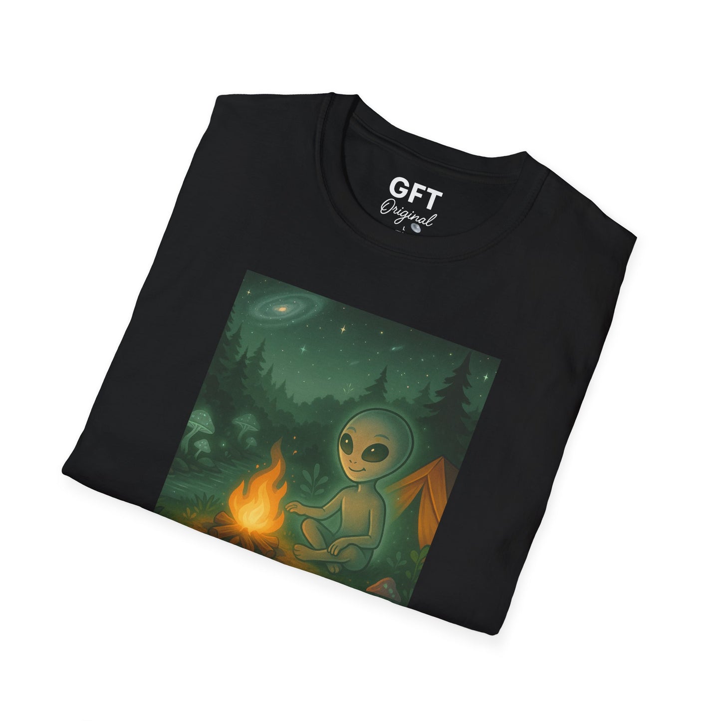 Grounded With A Galactic Vibe (Campfire) - T-Shirt