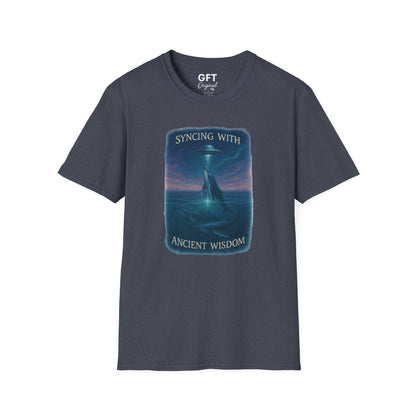 Syncing With Ancient Wisdom - Whales - T-Shirt