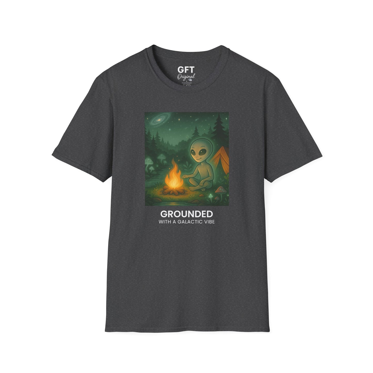 Grounded With A Galactic Vibe (Campfire) - T-Shirt