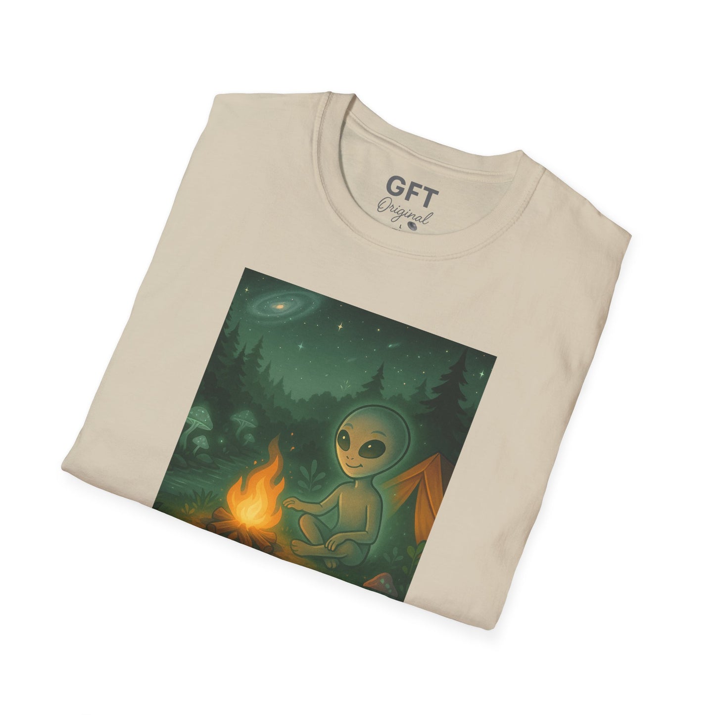 Grounded With A Galactic Vibe (Campfire) - T-Shirt