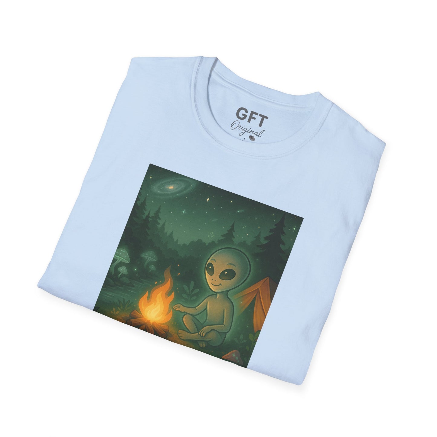 Grounded With A Galactic Vibe (Campfire) - T-Shirt