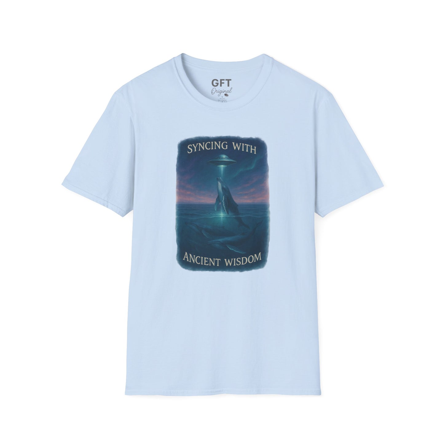 Syncing With Ancient Wisdom - Whales - T-Shirt