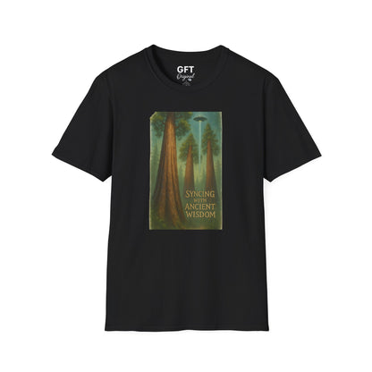 Syncing With Ancient Wisdom - Trees - T-Shirt