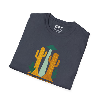 Syncing With Ancient Wisdom (Saguaro) - T-Shirt