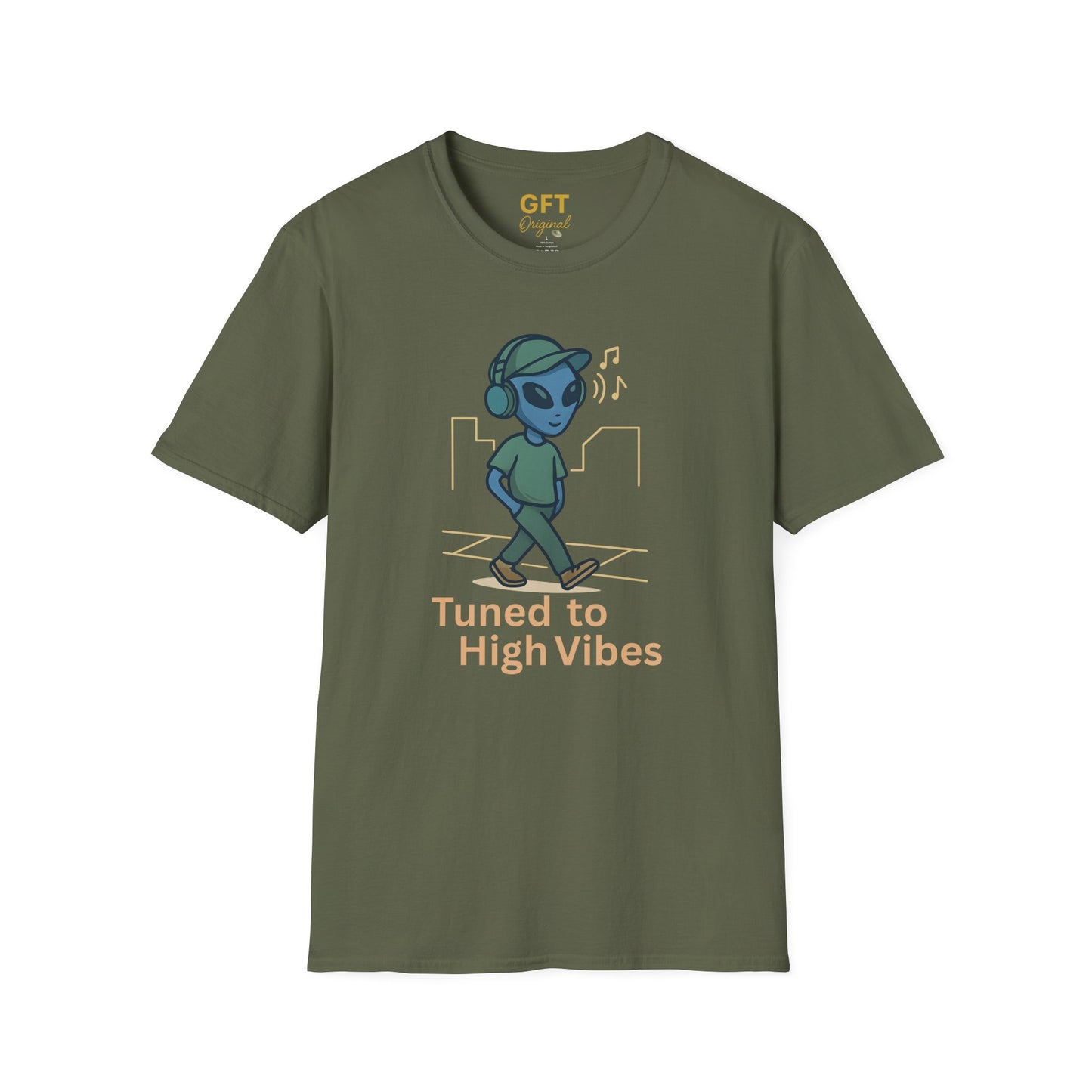 Tuned To High Vibes - T-Shirt