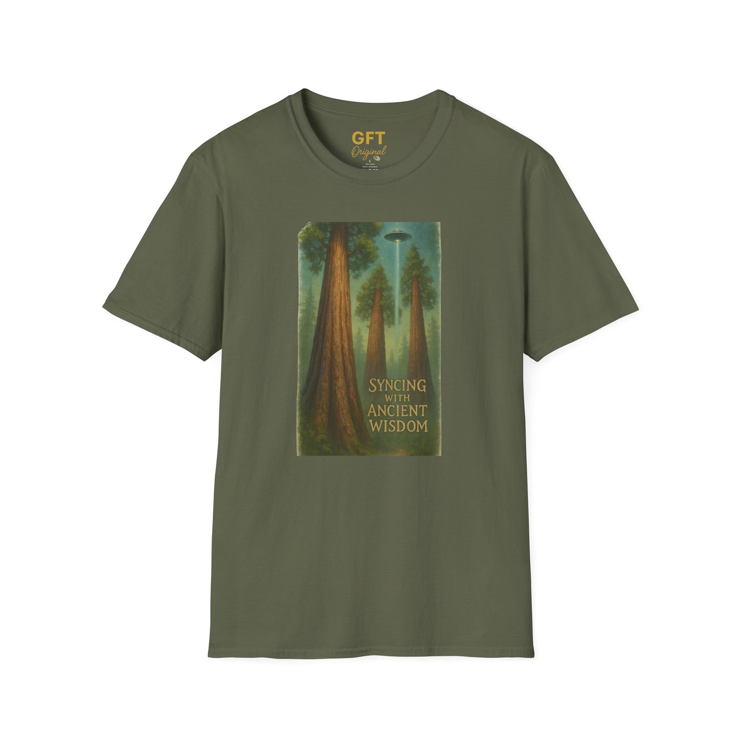 Syncing With Ancient Wisdom - Trees - T-Shirt