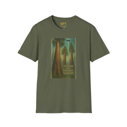 Syncing With Ancient Wisdom - Trees - T-Shirt