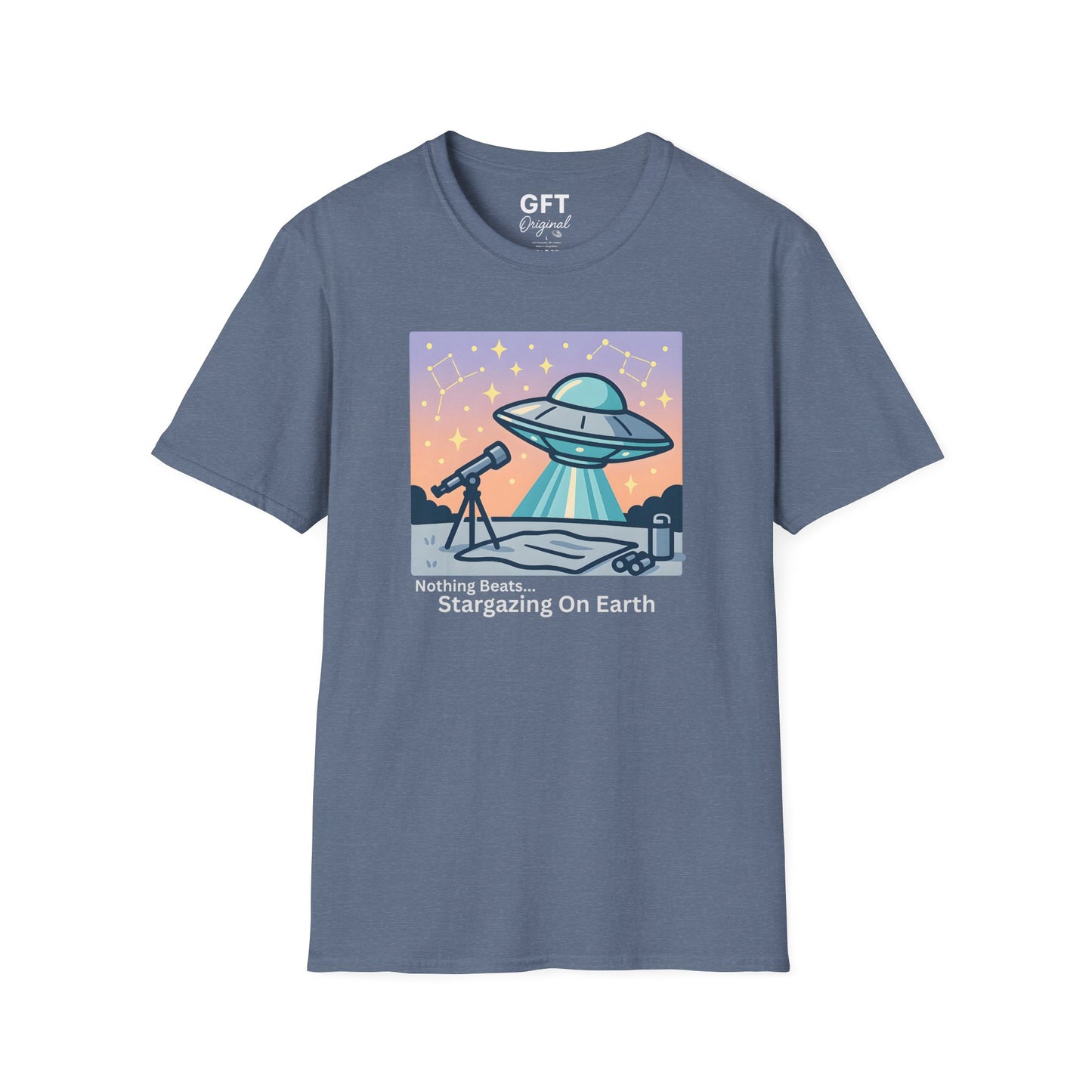 Nothing Beats Stargazing...On Earth - T-Shirt