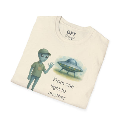 From one light to another - Hello. - T-Shirt