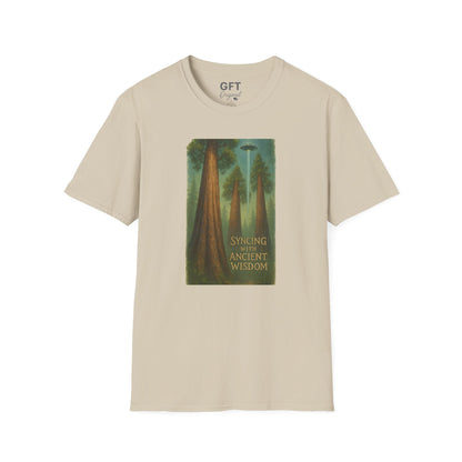Syncing With Ancient Wisdom - Trees - T-Shirt