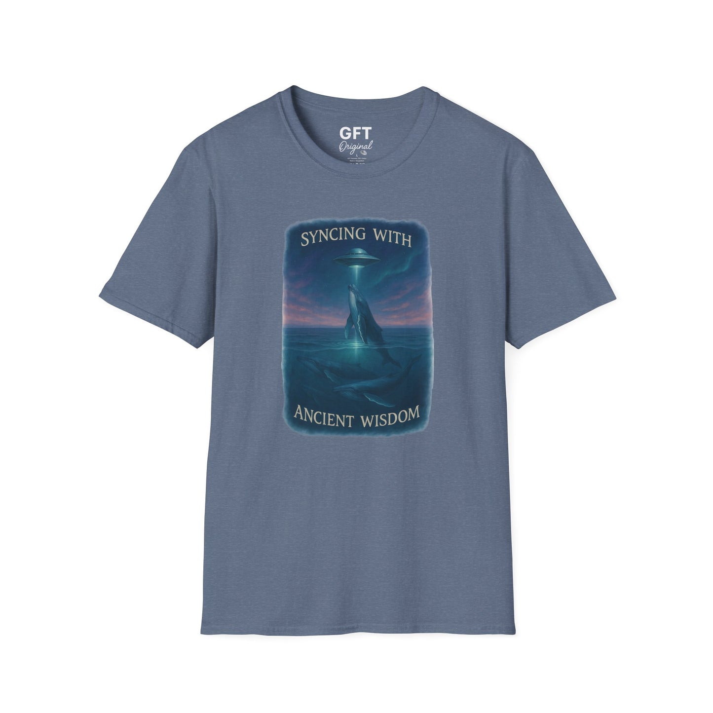 Syncing With Ancient Wisdom - Whales - T-Shirt