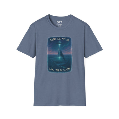 Syncing With Ancient Wisdom - Whales - T-Shirt