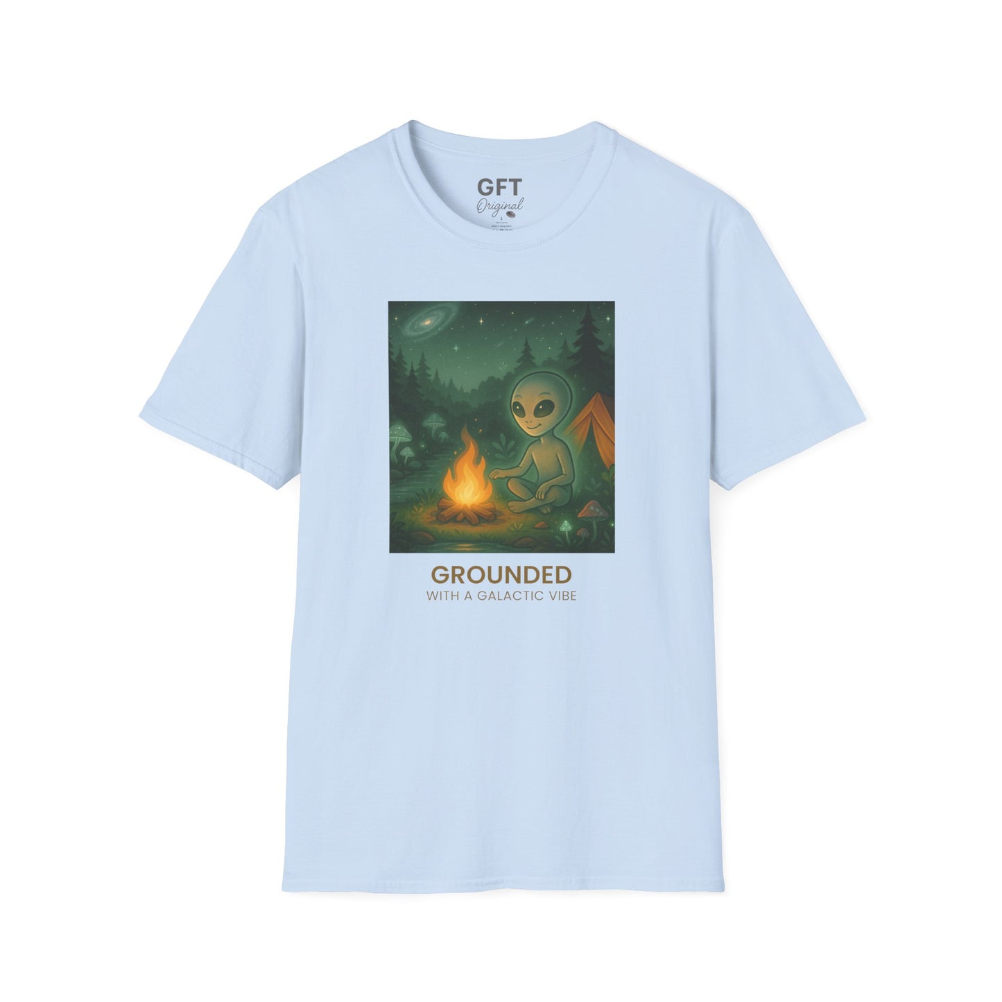 Grounded With A Galactic Vibe (Campfire) - T-Shirt
