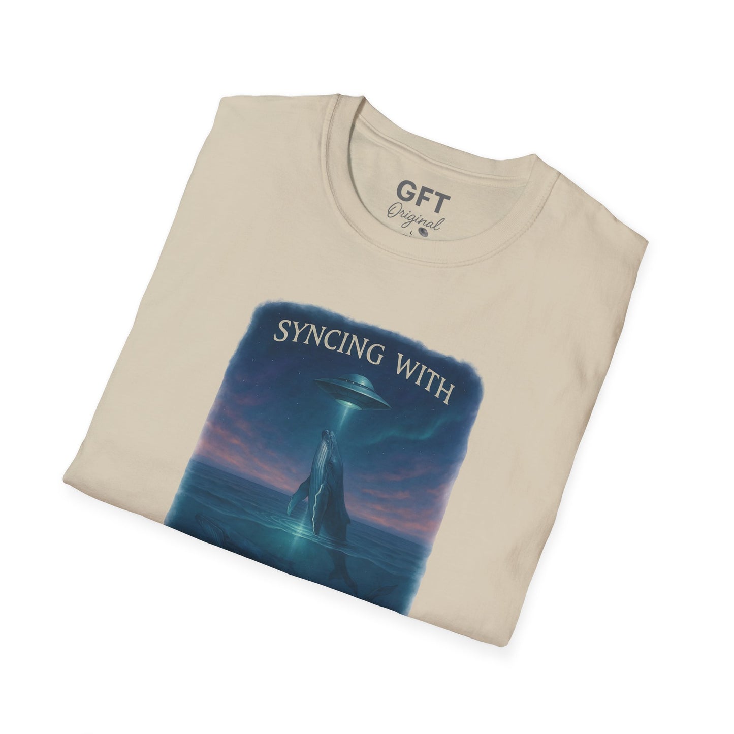 Syncing With Ancient Wisdom - Whales - T-Shirt