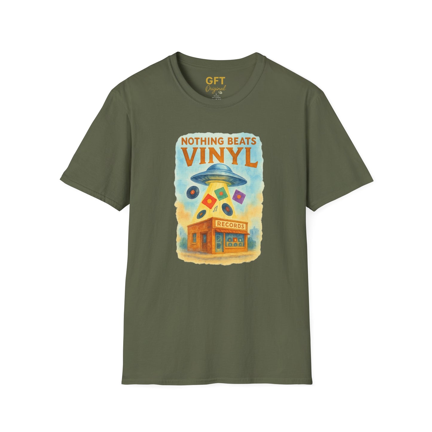 UFO Nothing Beats Vinyl - T-Shirt