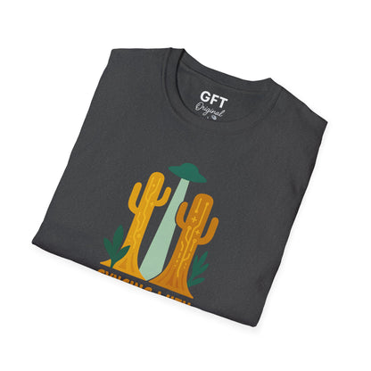 Syncing With Ancient Wisdom (Saguaro) - T-Shirt