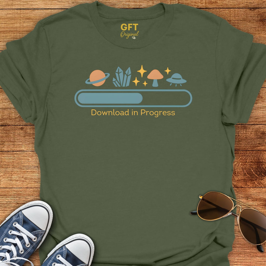 Download in Progress - T-Shirt