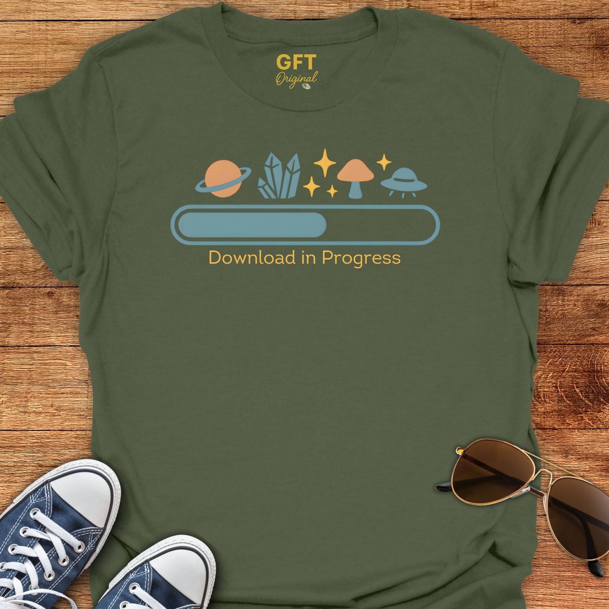 Download in Progress - T-Shirt