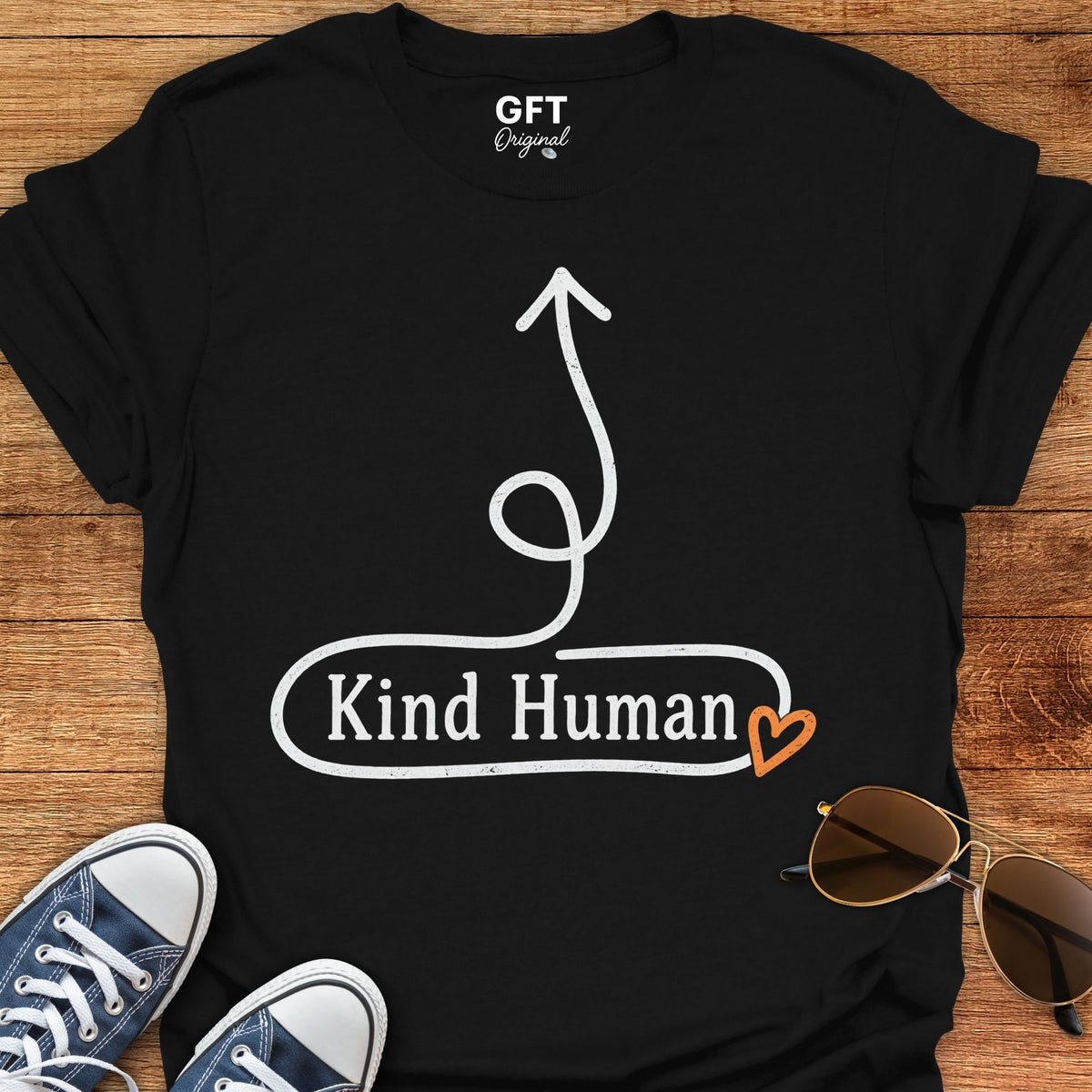 Kind Human Here - T-Shirt
