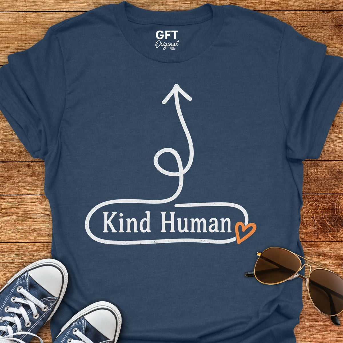 Kind Human Here - T-Shirt