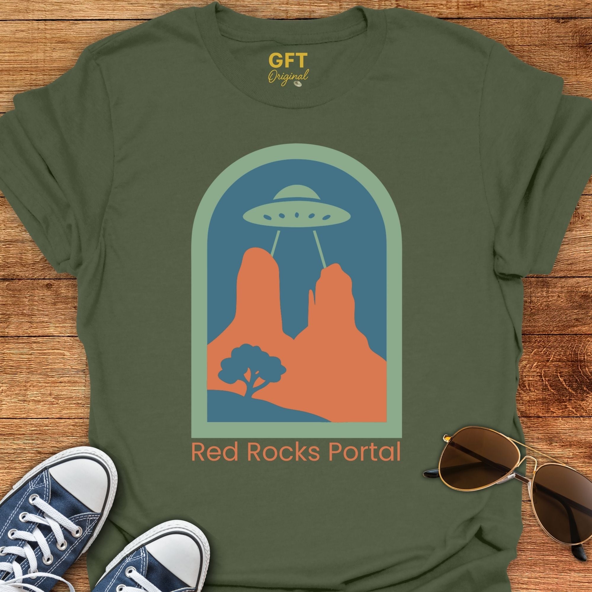 Red Rocks Portal - T-Shirt