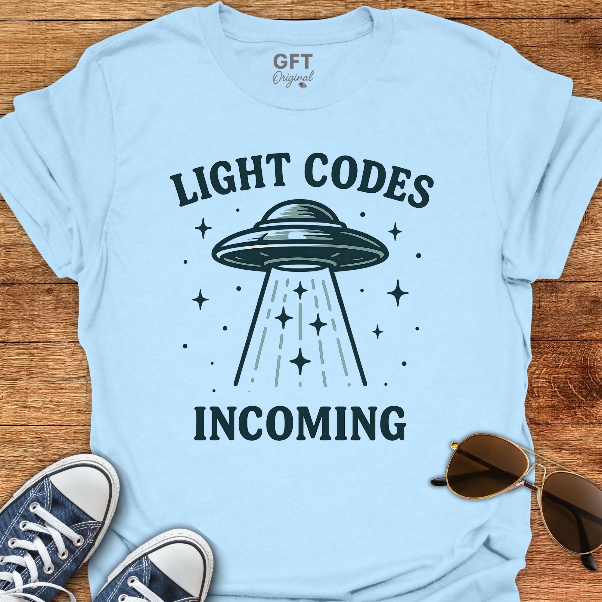 Light Codes Incoming - T-Shirt