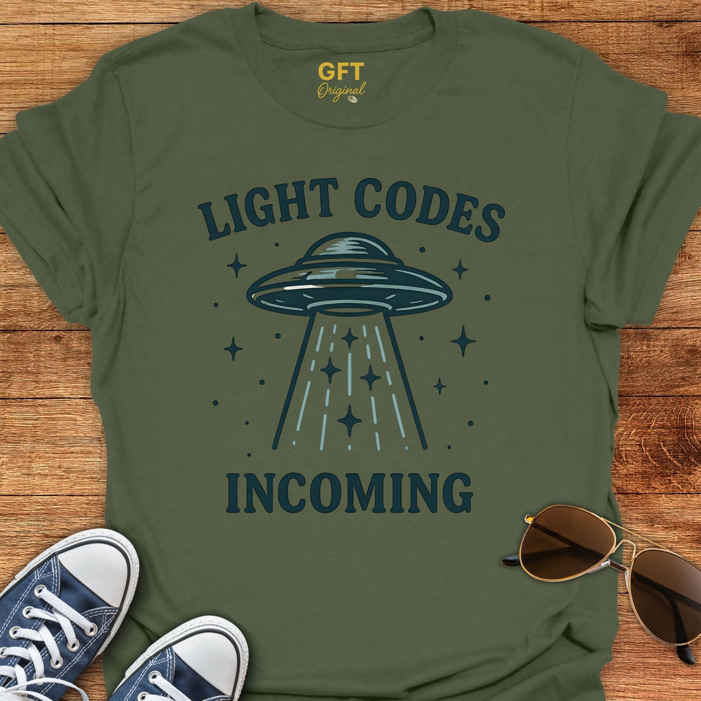 Light Codes Incoming - T-Shirt