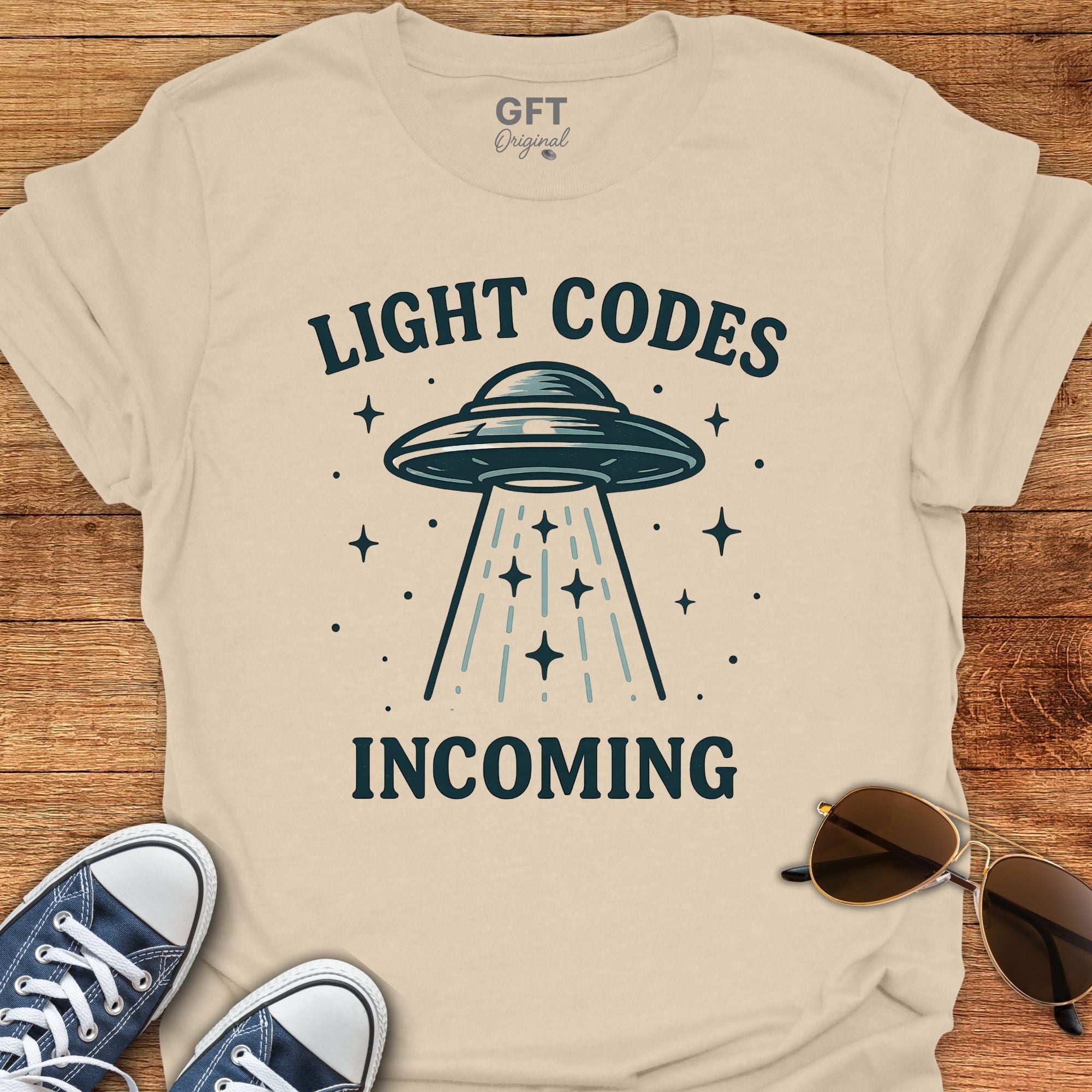 Light Codes Incoming - T-Shirt