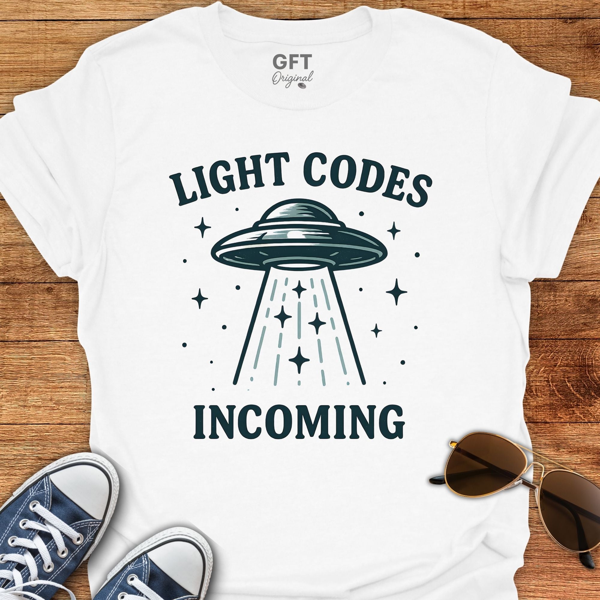 Light Codes Incoming - T-Shirt