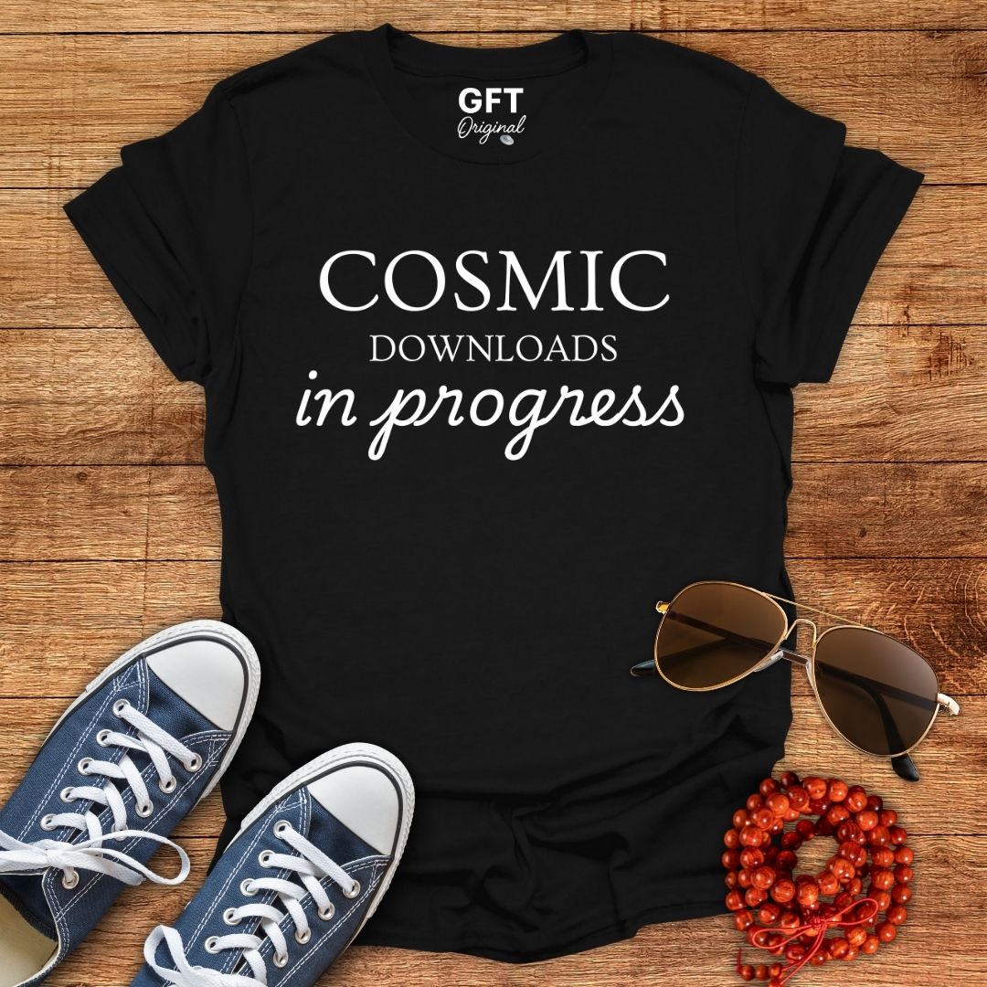 Cosmic Downloads in Progress - T-Shirt