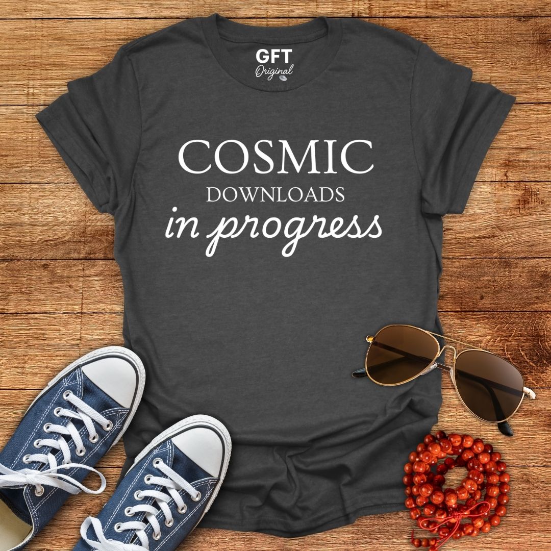 Cosmic Downloads in Progress - T-Shirt
