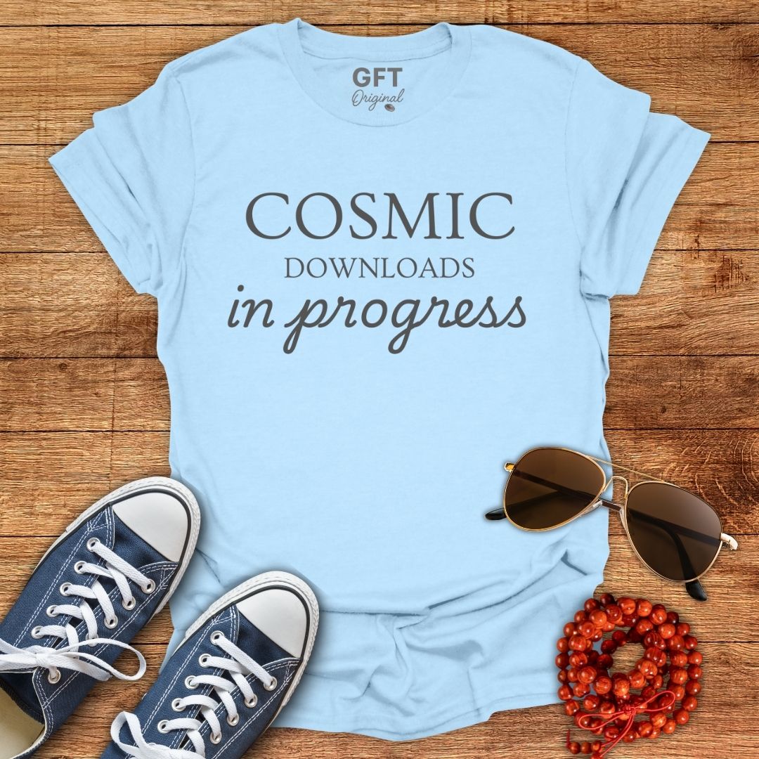 Cosmic Downloads in Progress - T-Shirt
