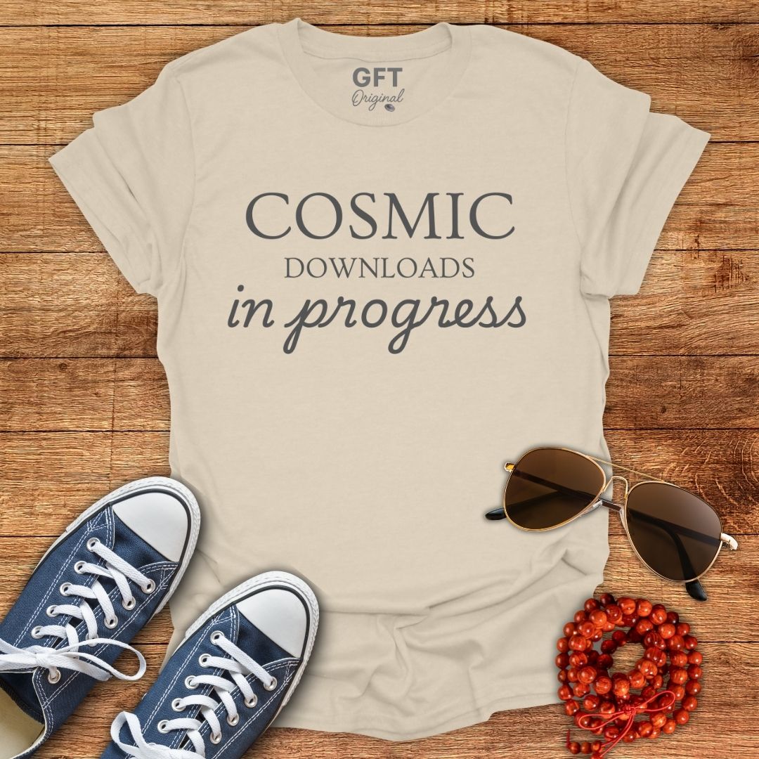 Cosmic Downloads in Progress - T-Shirt