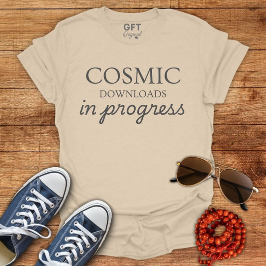 Cosmic Downloads in Progress - T-Shirt