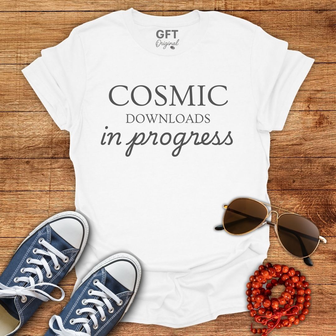 Cosmic Downloads in Progress - T-Shirt