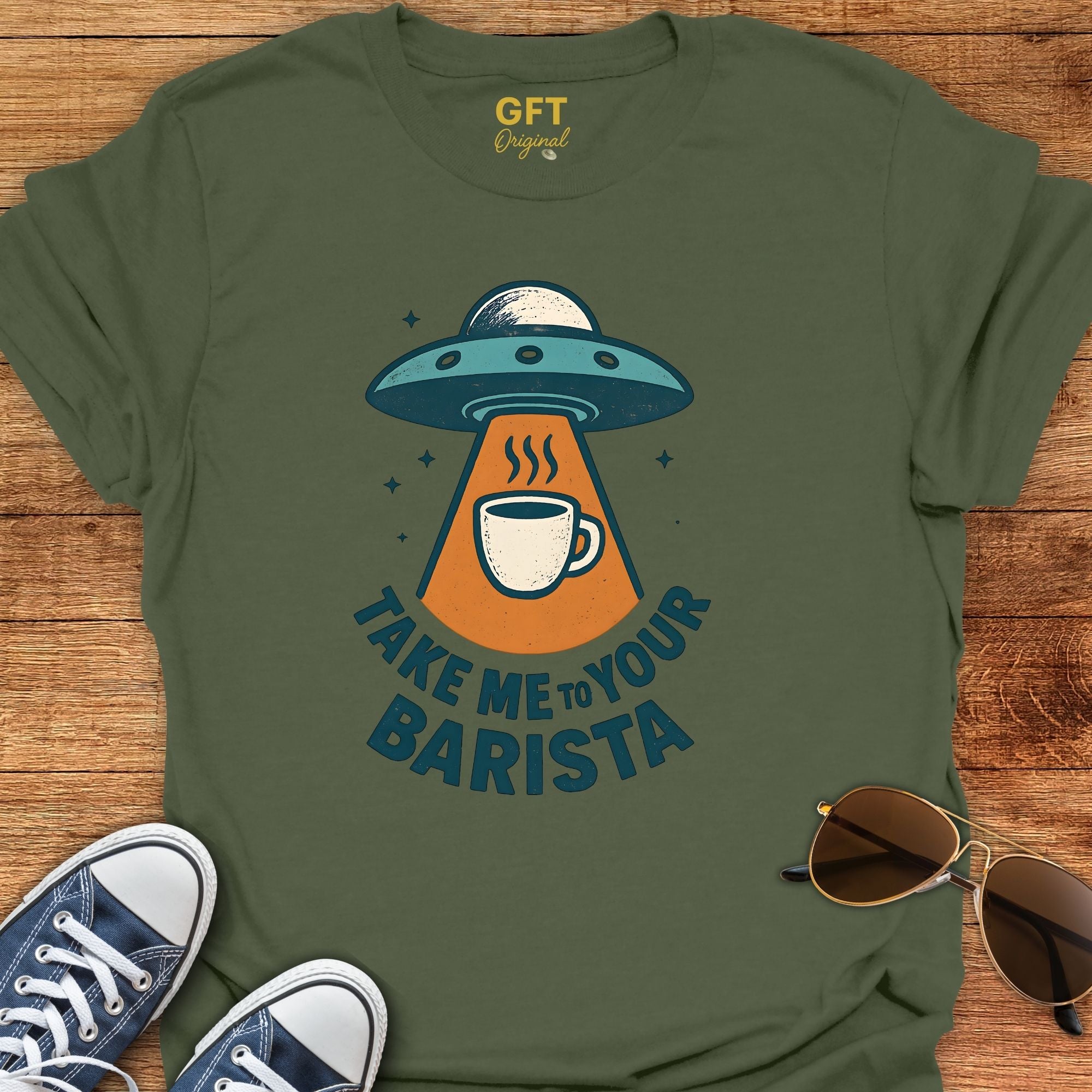 Take Me To Your Barista - T-Shirt
